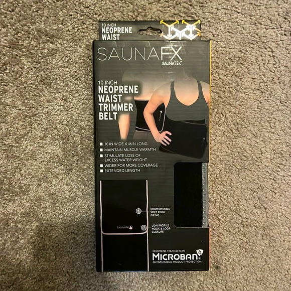 New! SaunaFX 10inch neoprene waist trimmer belt - Picture 1 of 3